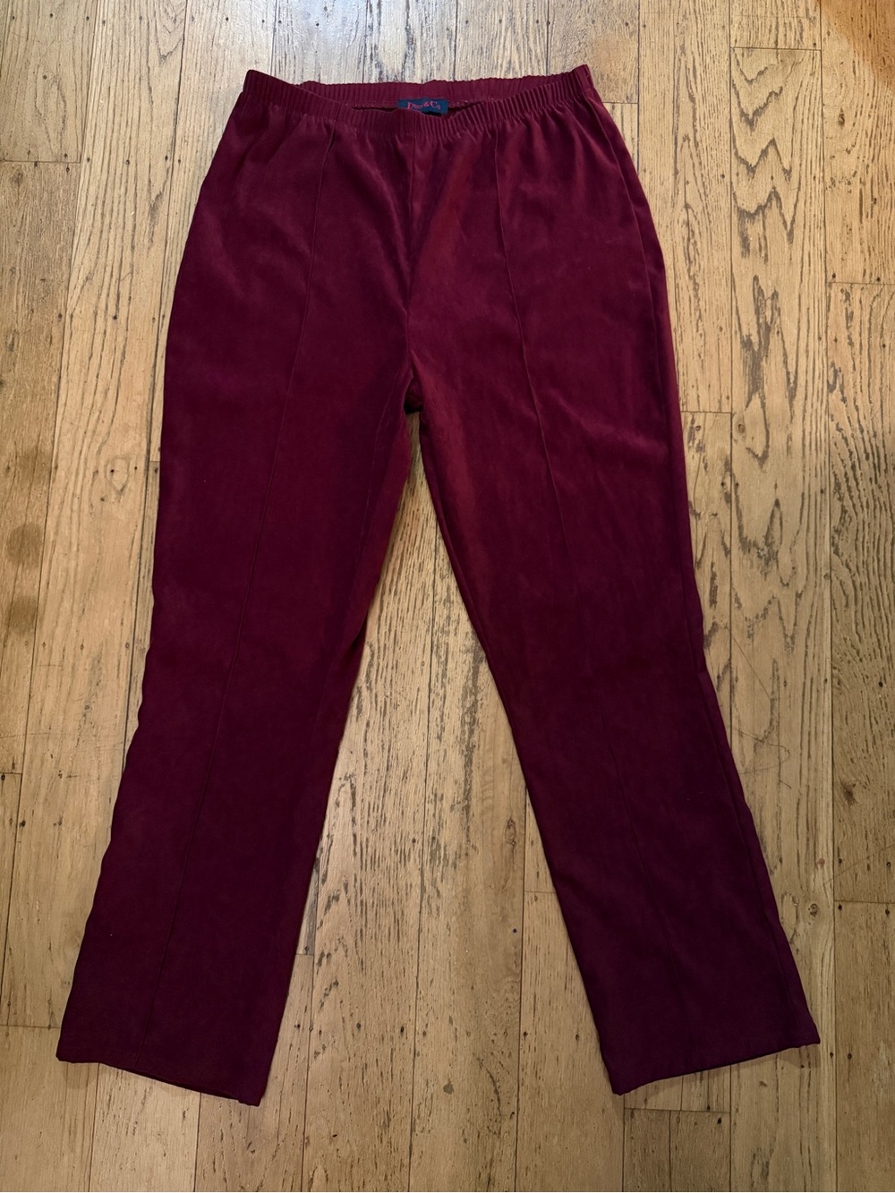 Burgundy vintage 90s Demetra & Co. Soft pants